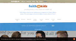 Desktop Screenshot of faithinkids.org
